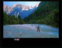 Tablet Screenshot of flyfishing-slovenia.se